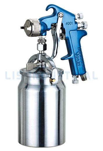 Pistolet pulvérisateur haute pression 4001S, robuste, avec tasse 1000cc +